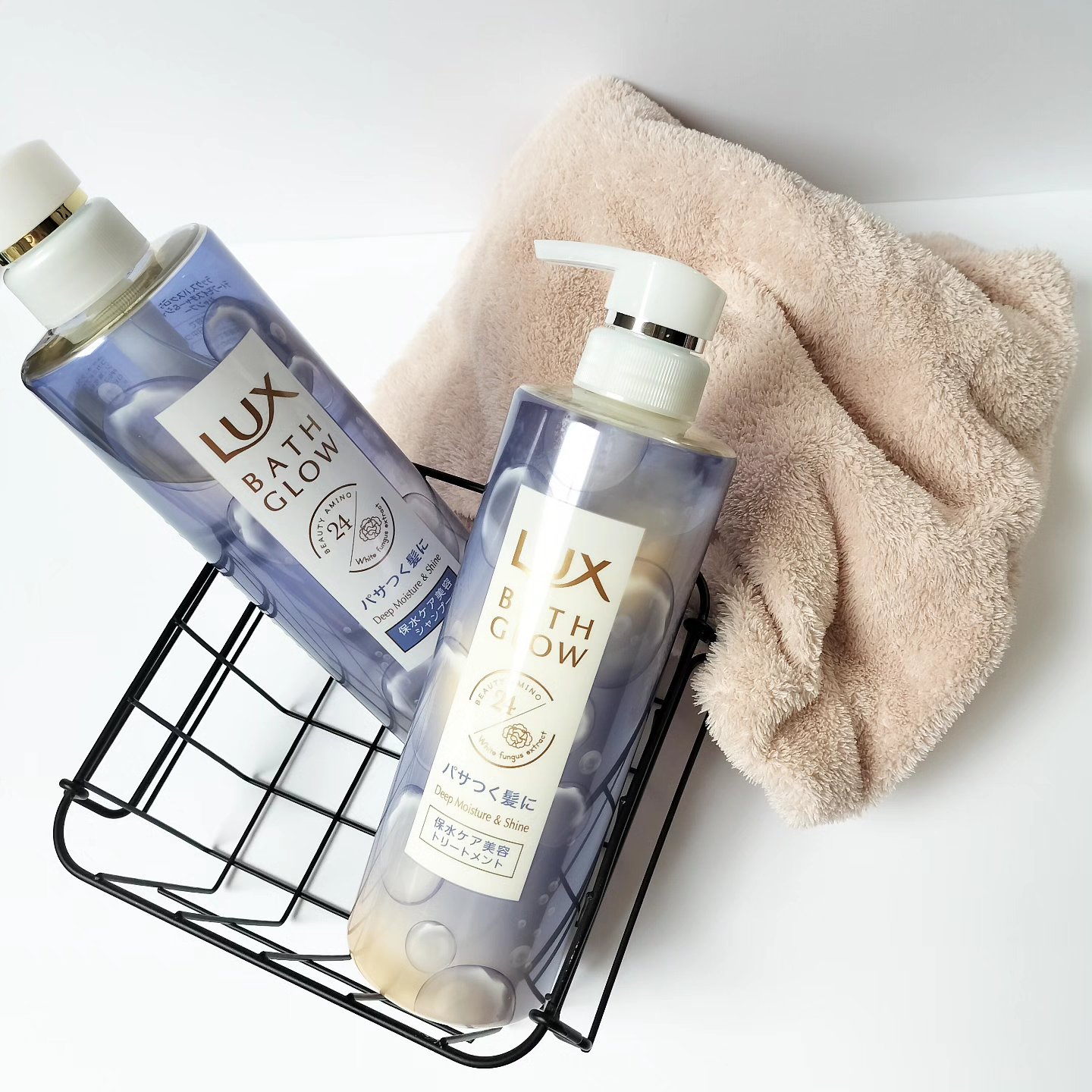 バスグロウ ディープモイスチャー&シャイン シャンプー/トリートメント/LUX/市販シャンプーを使ったクチコミ（1枚目）