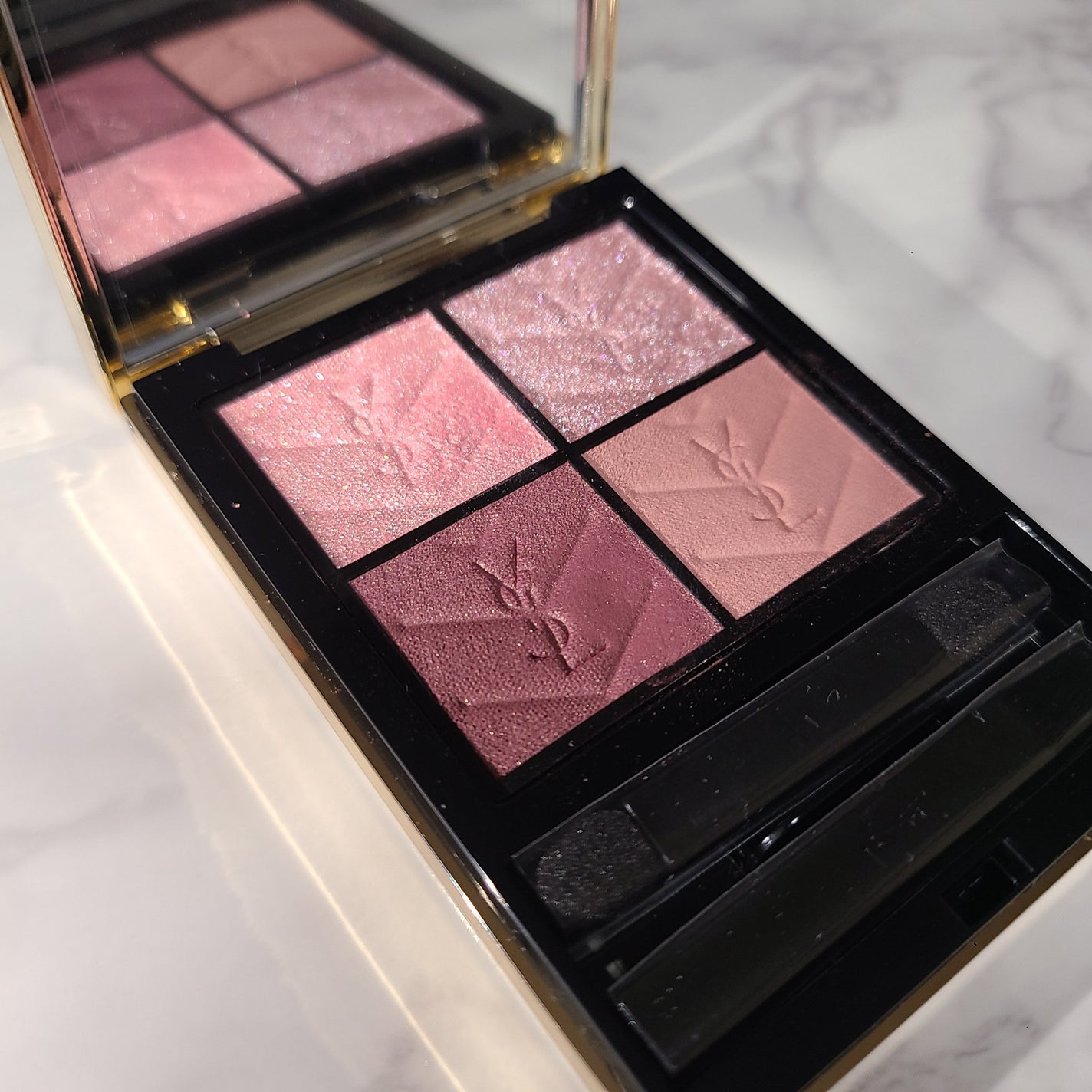 クチュール ミニ クラッチ/YVES SAINT LAURENT BEAUTE/アイシャドウパレットを使ったクチコミ(5枚目)