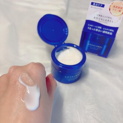 スペシャルジェルクリーム EX (ブライトニング) /アクアレーベル/オールインワン化粧品を使ったクチコミ(4枚目)