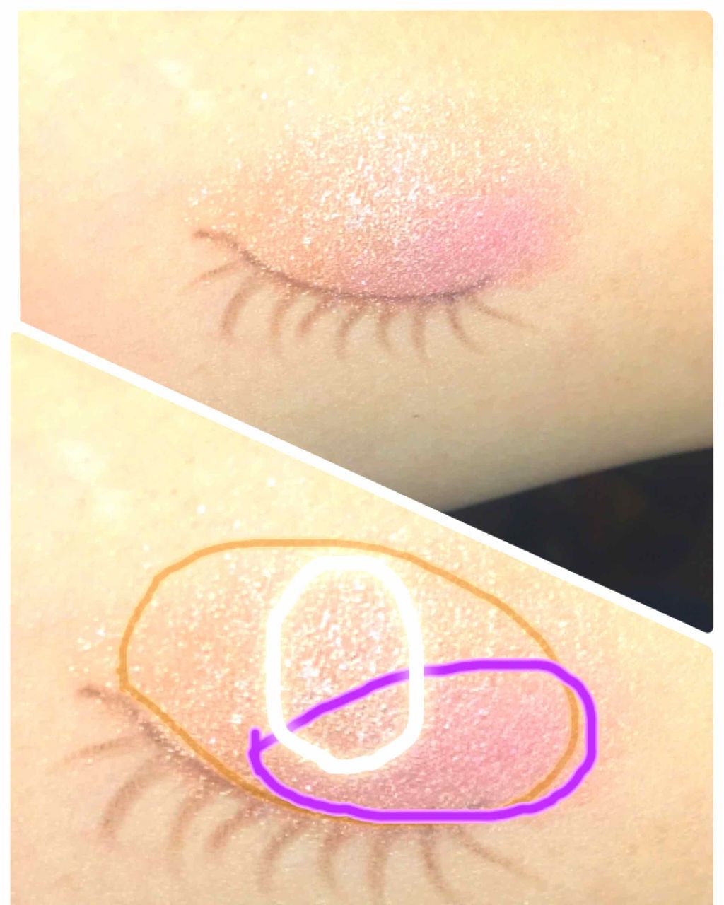 ウィンクグロウアイズ/キャンメイク/ジェル・クリームアイシャドウを使ったクチコミ（2枚目）