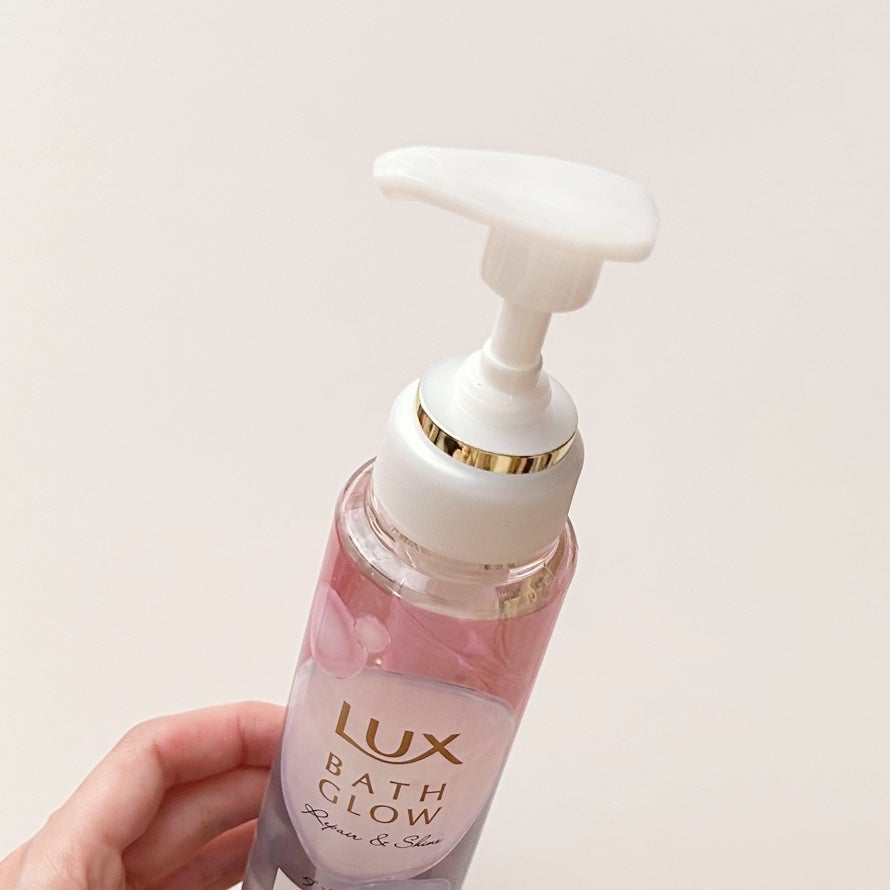ラックス バスグロウ リペア&シャイン ヘアブースター/LUX/洗い流すヘアトリートメントを使ったクチコミ(5枚目)