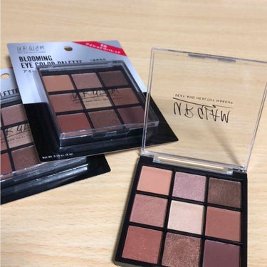 UR GLAM　BLOOMING EYE COLOR PALETTE/U R GLAM/アイシャドウパレットを使ったクチコミ（1枚目）