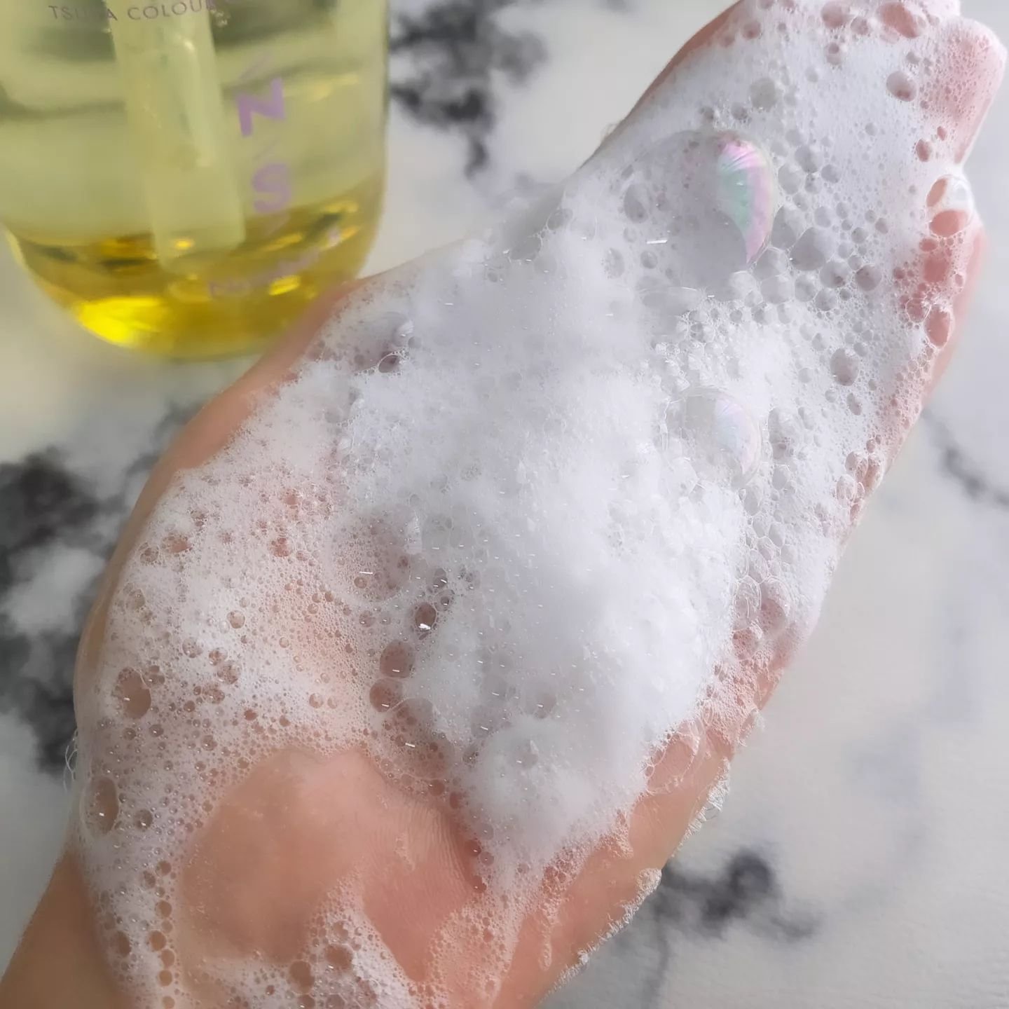 ツヤカラーコントロール シャンプー/ ヘアトリートメント シャンプー本体450mL/Number.S /市販シャンプーを使ったクチコミ（3枚目）