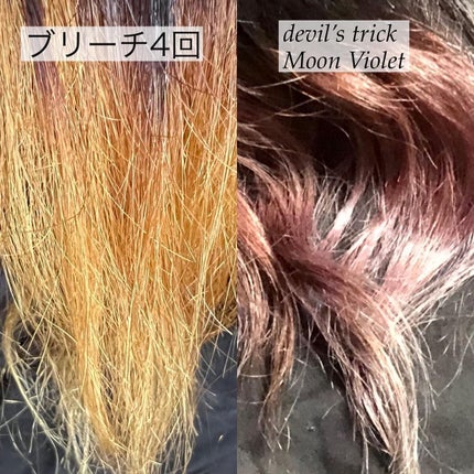デビルズトリック/クイスクイス/ヘアカラーを使ったクチコミ(2枚目)