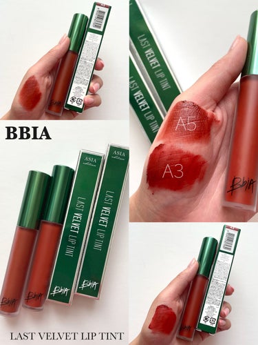 【Bbia】

ラストベルベットリップティント

A3 チェンマイチリ
A5 ホイアンブリック

－－－－－－－－－－－－－－－－－－－－－－－－－

絶妙に違う2色のレッドカラー🍎

A3→少しオレン