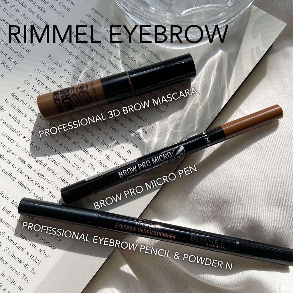 プロフェッショナル アイブロウ ペンシル&パウダー/リンメル ロンドン/パウダーアイブロウを使ったクチコミ(1枚目)