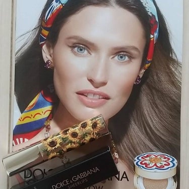 シアーリップス　ハイドレーティング　ティンティッドリップバーム 4 Joyful Sunflowers /DOLCE&GABBANA BEAUTY/リップケア・リップクリームを使ったクチコミ（1枚目）