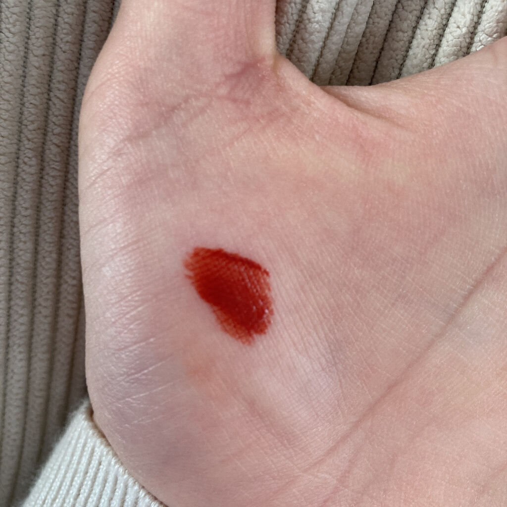 ジューシーラスティングティント 13 イートドトリ(EAT DOTORI)/rom&nd/リップティントを使ったクチコミ（3枚目）