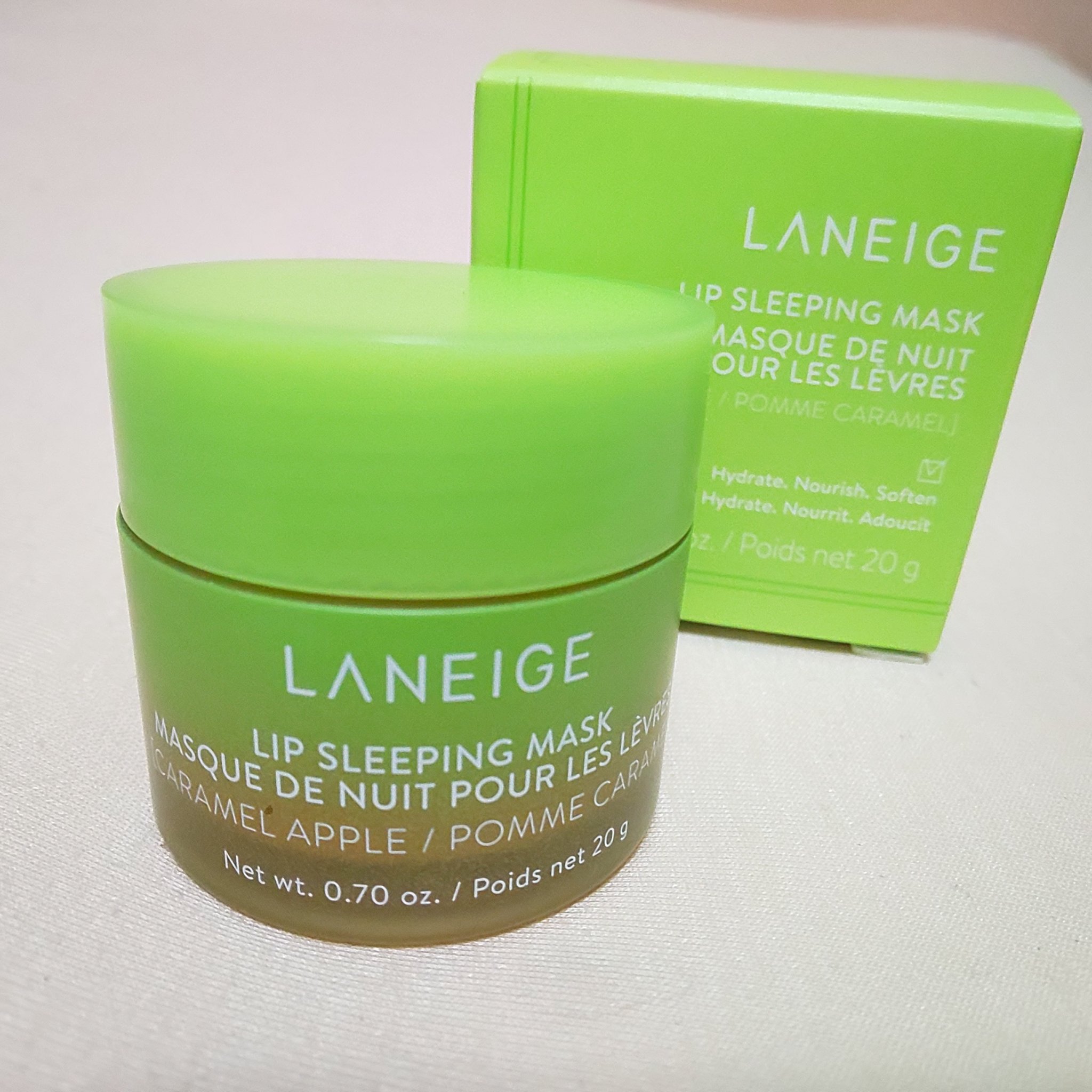 リップスリーピングマスク キャラメルアップル/LANEIGE/リップマスクを使ったクチコミ（1枚目）