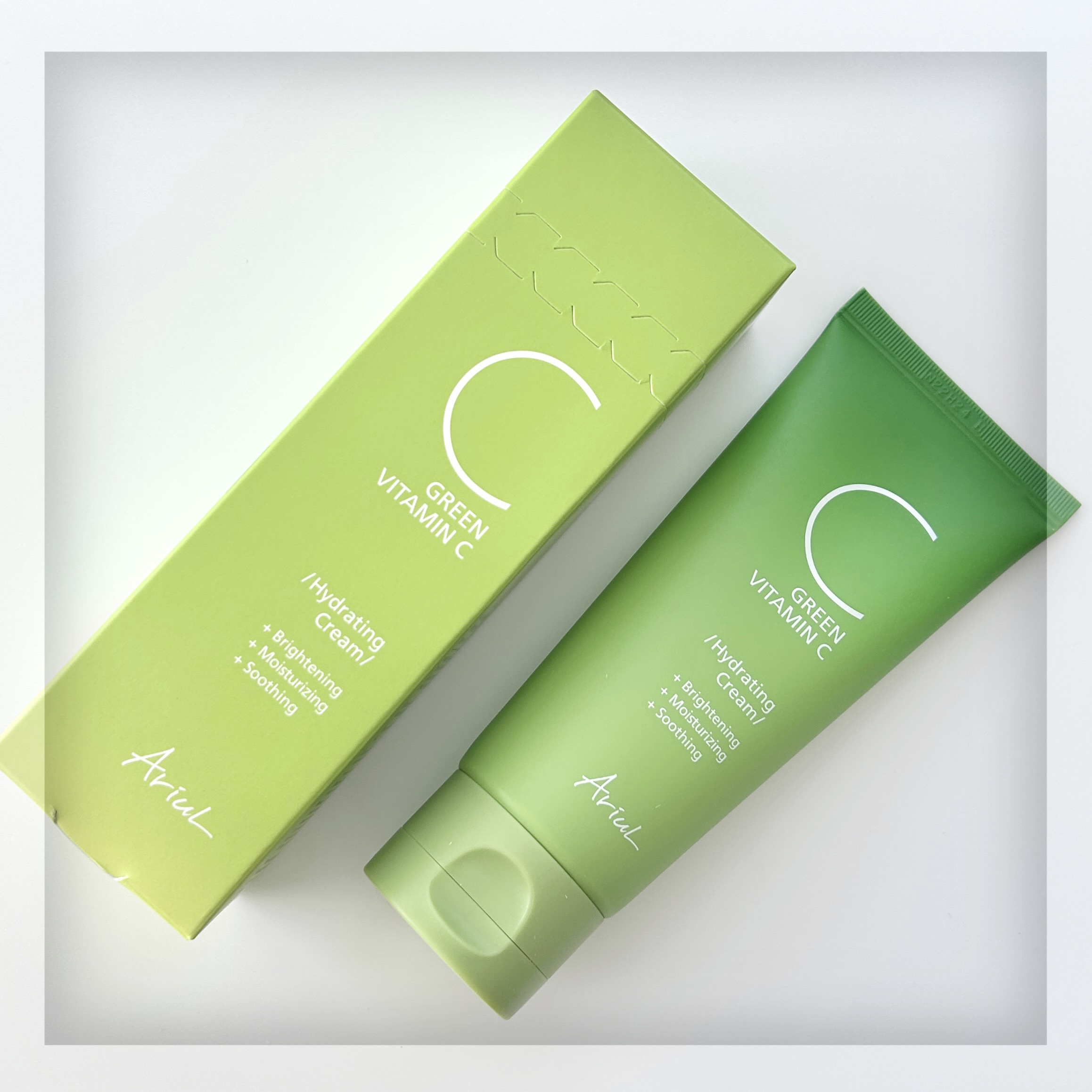 アリウル グリーンビタミンC ハイドレーティングクリーム/Ariul/フェイスクリームを使ったクチコミ（1枚目）