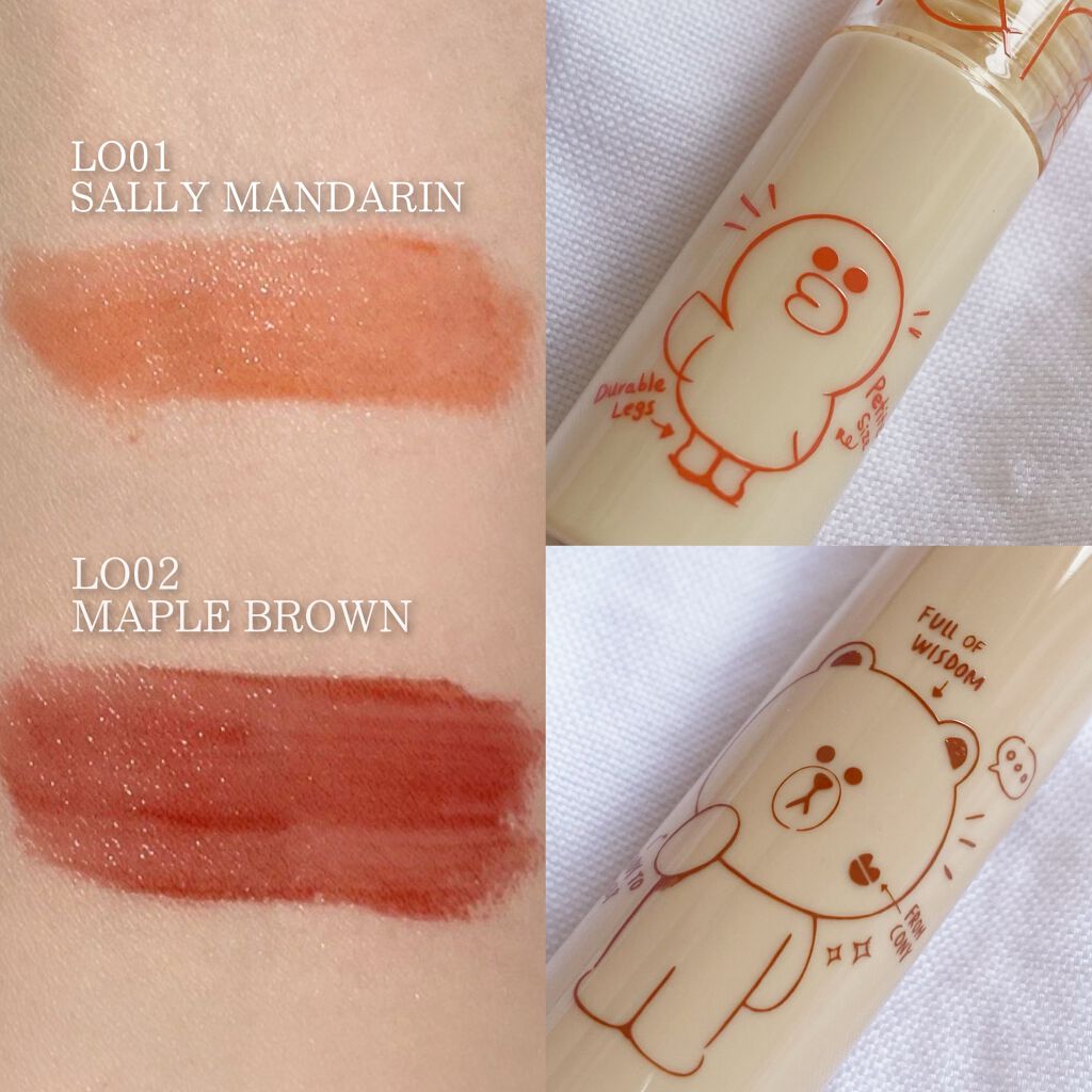 ジューシーラスティングティント/rom&nd/リップティントを使ったクチコミ(5枚目)