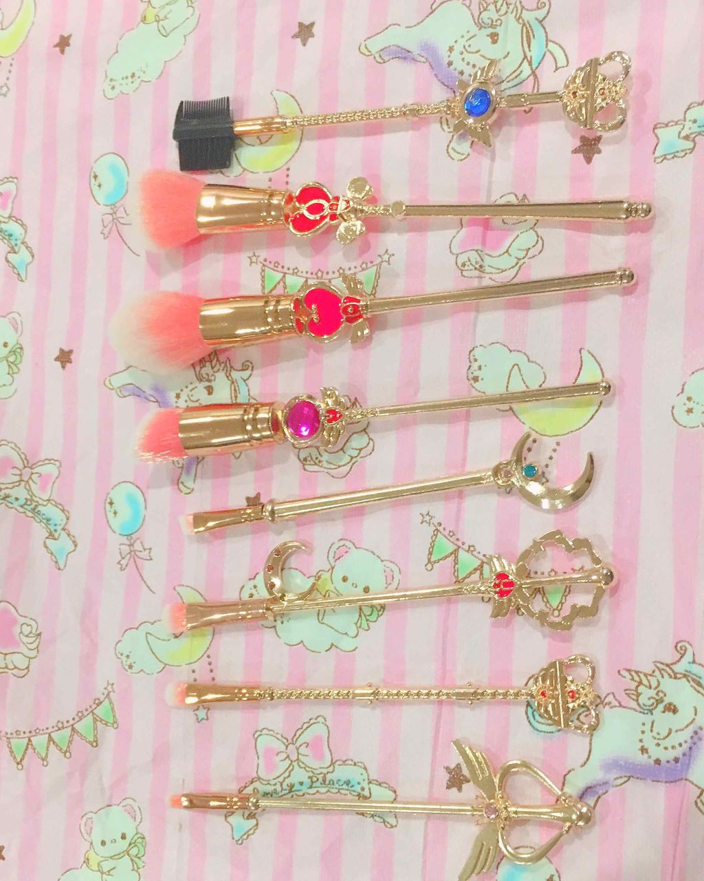 美少女戦士風メイクブラシ/メイクブラシを使ったクチコミ（2枚目）