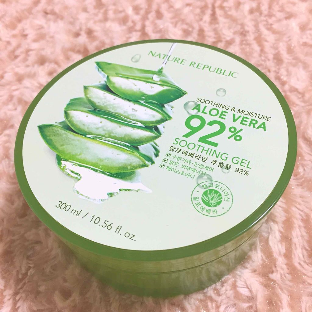 マイルド&モイスチャーアロエジェル/ネイチャーリパブリック/ボディローションを使ったクチコミ(1枚目)