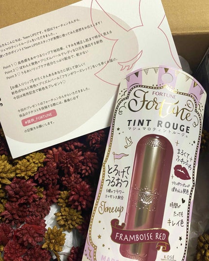 マシュマロティントルージュ/フォーチュン/リップティントを使ったクチコミ(1枚目)