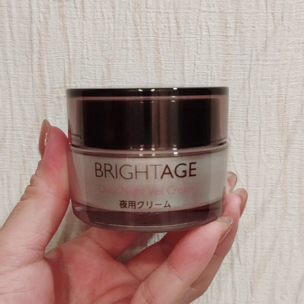 オーバーナイト ヴェールクリーム/BRIGHTAGE/フェイスクリームを使ったクチコミ（1枚目）