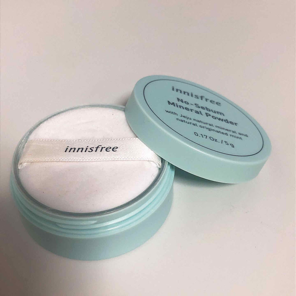 ノーセバム ミネラルパウダー/innisfree/ルースパウダーを使ったクチコミ（2枚目）