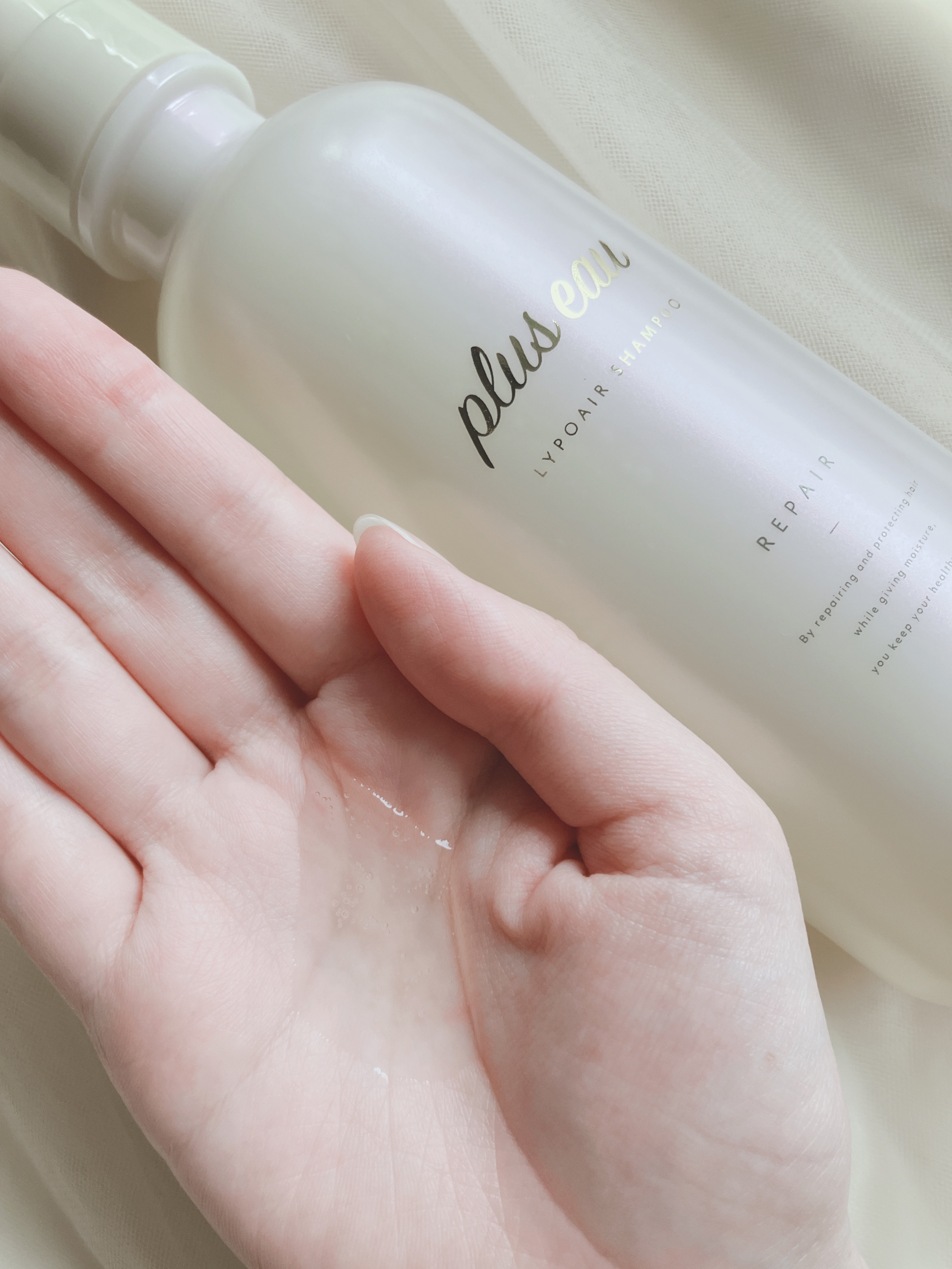 リポアシャンプー/リポアトリートメント/plus eau/市販シャンプーを使ったクチコミ（2枚目）