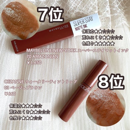 ジューシーラスティングティント/rom&nd/リップティントを使ったクチコミ(5枚目)