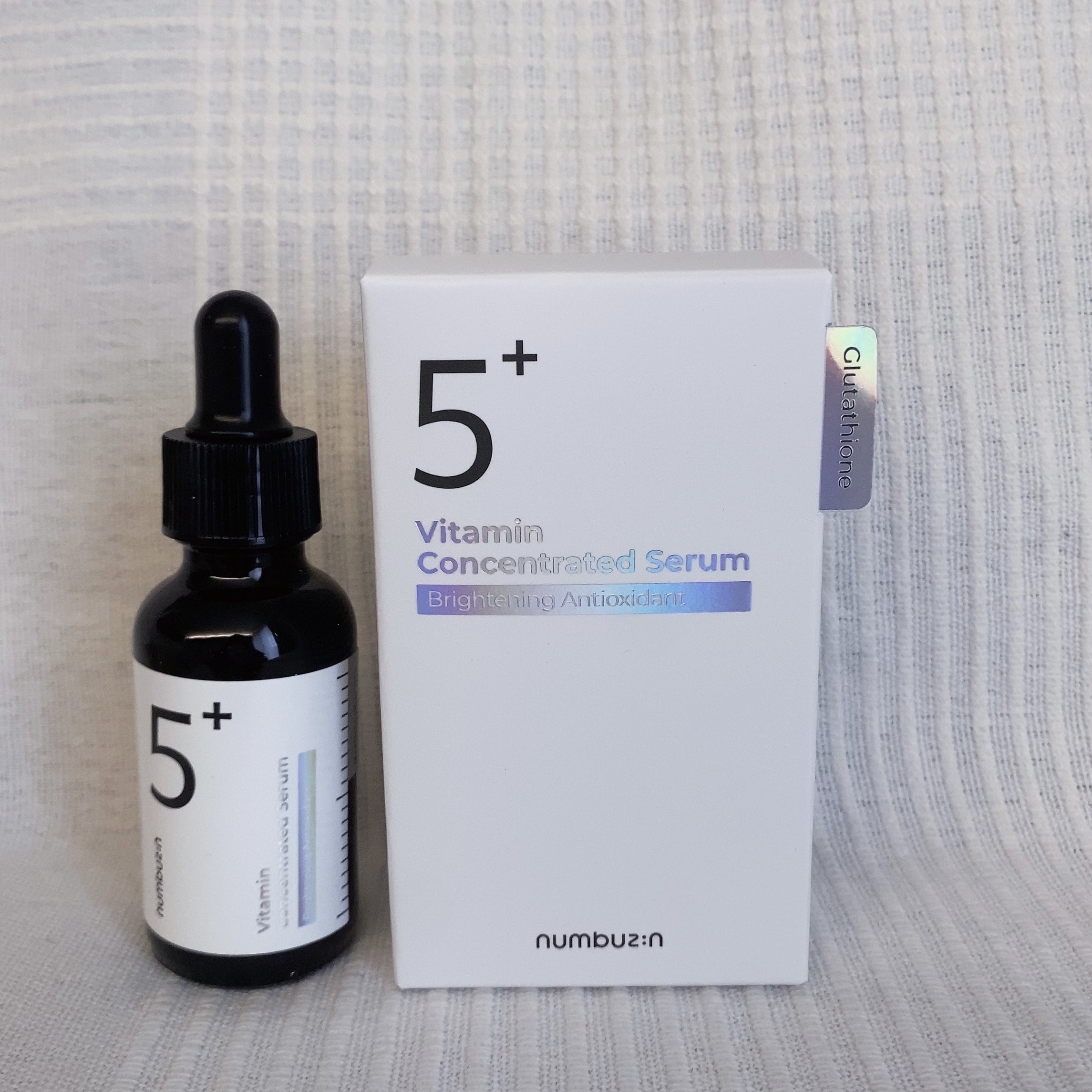 5番 白玉グルタチオンＣ美容液/numbuzin/美容液を使ったクチコミ（1枚目）