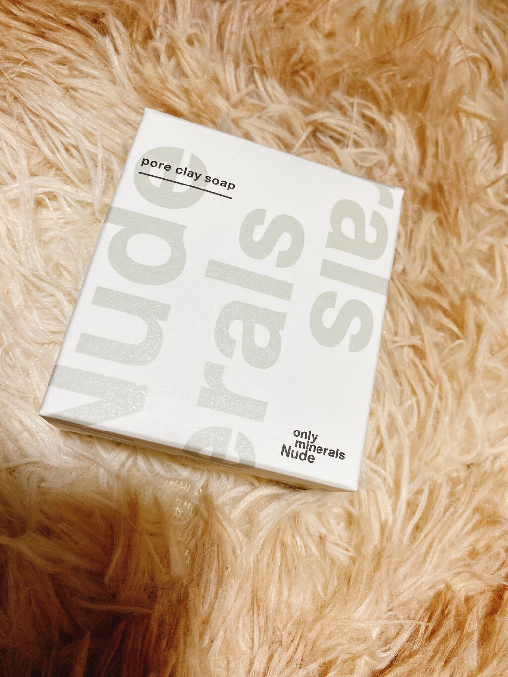 Nude ポアクレイソープ/ONLY MINERALS/洗顔石鹸を使ったクチコミ（1枚目）