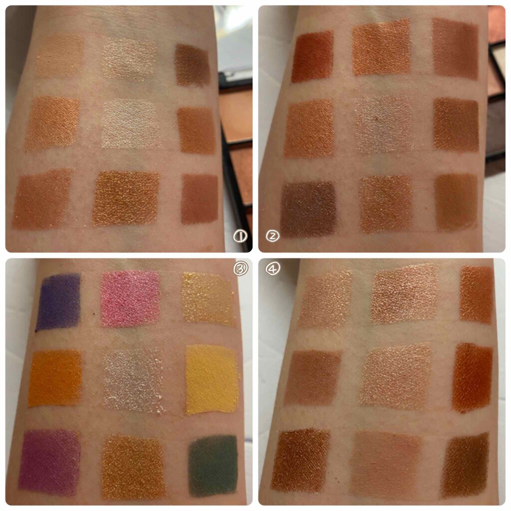 UR GLAM　BLOOMING EYE COLOR PALETTE/U R GLAM/アイシャドウパレットを使ったクチコミ（3枚目）