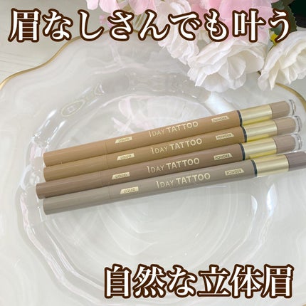 ラスティングツーウェイアイブロウ リキッドWpa 03 モカブラウン/K-パレット/リキッドアイブロウを使ったクチコミ(1枚目)