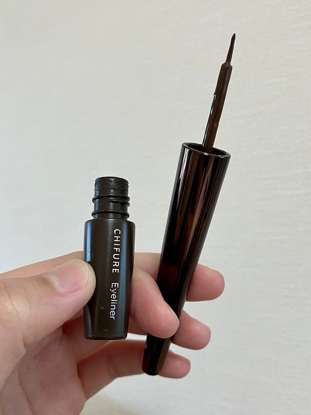 リキッド アイライナー/ちふれ/リキッドアイライナーを使ったクチコミ(2枚目)