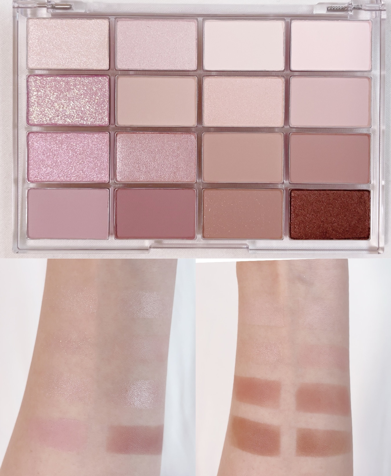 ソフトブラーリングアイパレット/wakemake/アイシャドウパレットを使ったクチコミ（2枚目）