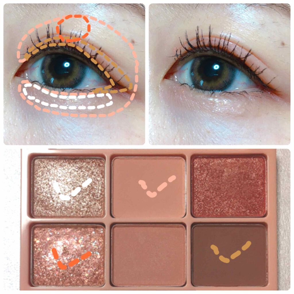 シャバンシャバンアイシャドウバーパレット/CORINGCO/アイシャドウパレットを使ったクチコミ（3枚目）