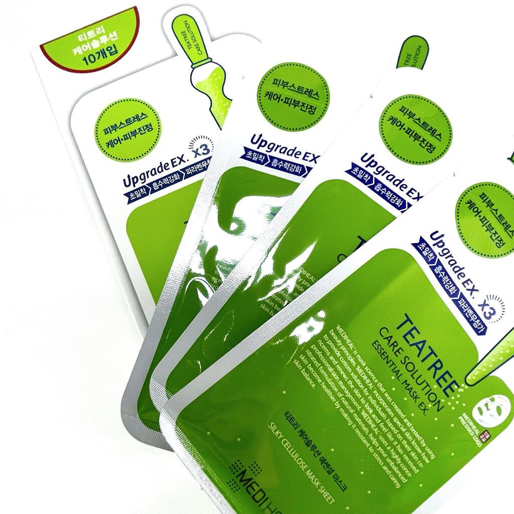 ティーツリーケア ソリューション エッセンシャルマスクEX/MEDIHEAL/シートマスク・パックを使ったクチコミ(4枚目)