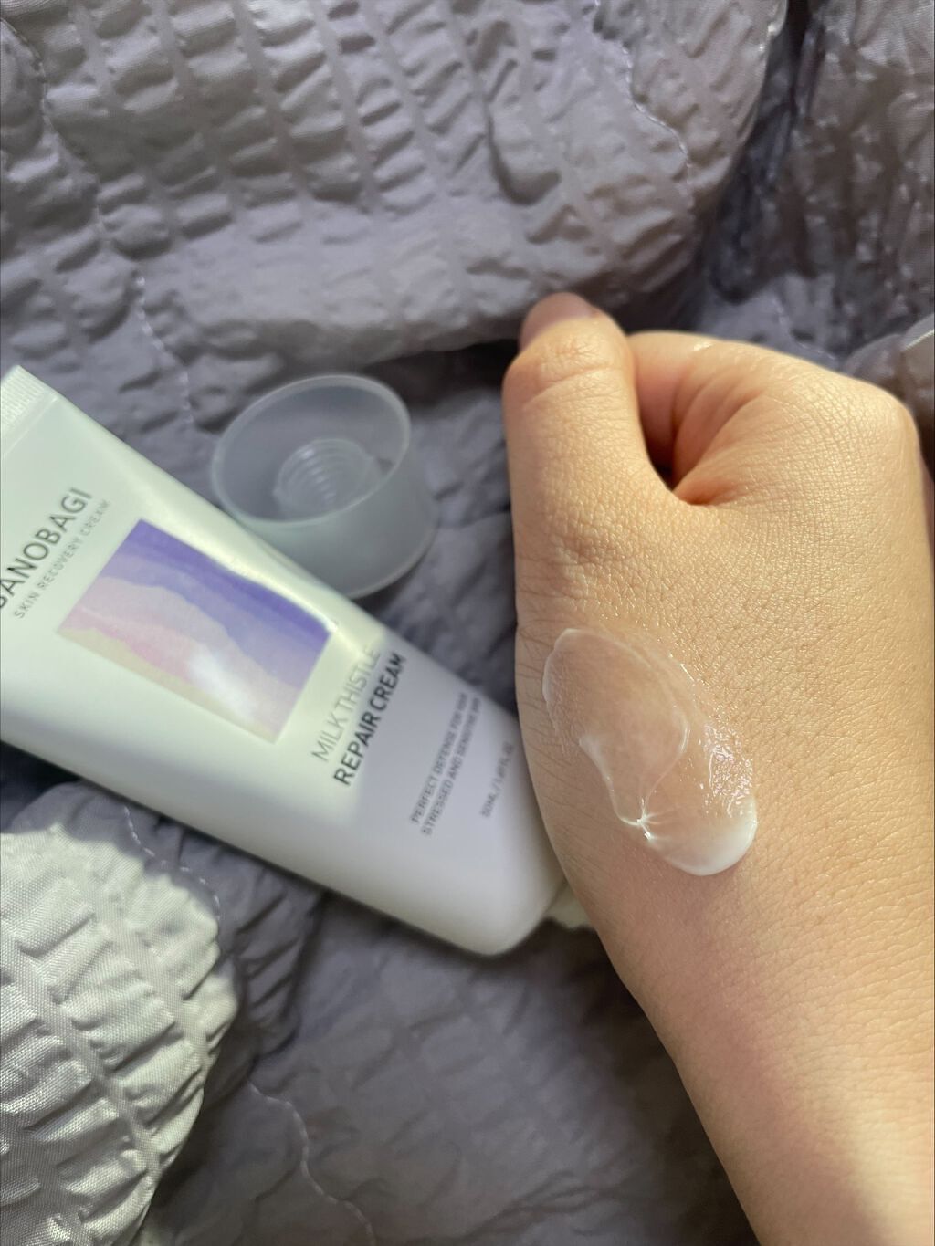 ミルクシスル リペアクリーム/BANOBAGI/フェイスクリームを使ったクチコミ(2枚目)