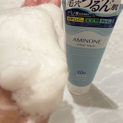 アミノネクリアウォッシュ/Cure/洗顔フォームを使ったクチコミ(4枚目)
