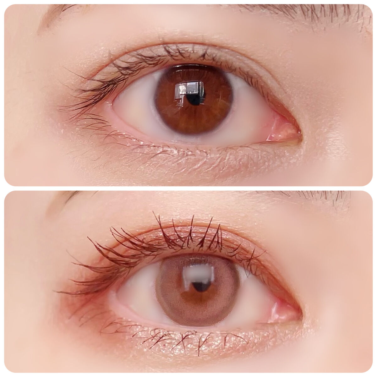 chuuLENS Milk&Tea 1day/chuu LENS/ワンデー（１DAY）カラコンを使ったクチコミ（3枚目）