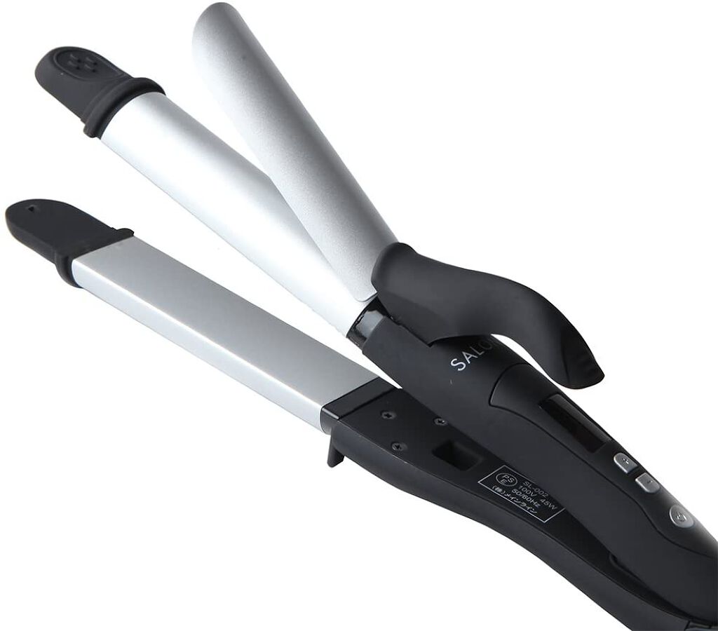 SALONIA 2WAYヘアアイロン シルバー