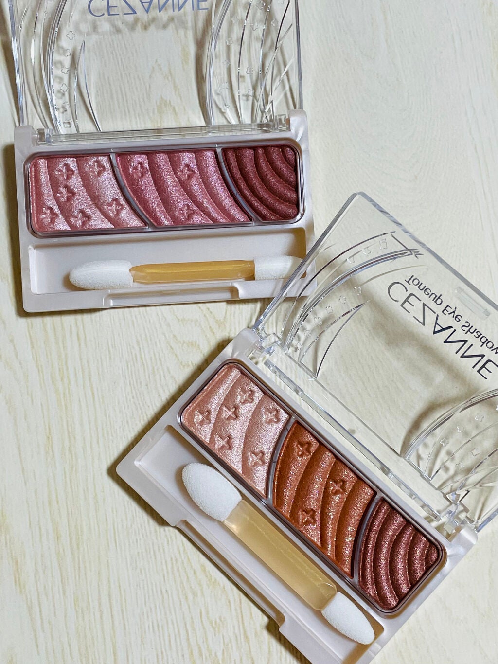 トーンアップアイシャドウ/CEZANNE/アイシャドウパレットを使ったクチコミ(2枚目)