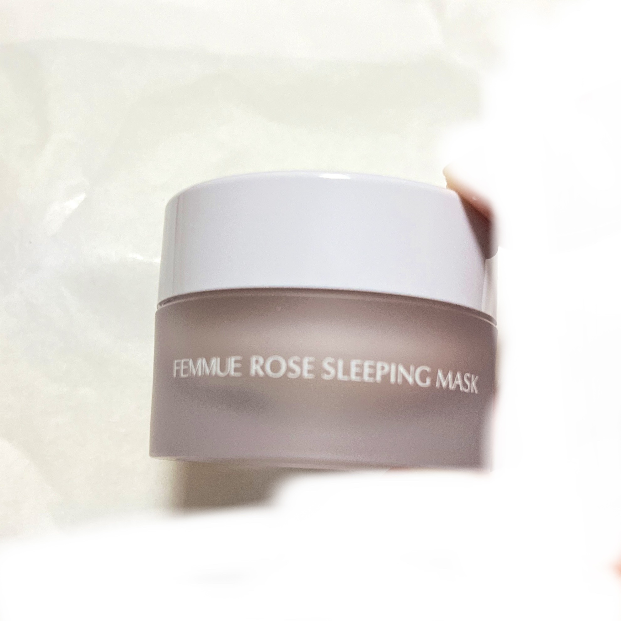 ローズウォーター スリーピングマスク/FEMMUE/フェイスクリームを使ったクチコミ（1枚目）