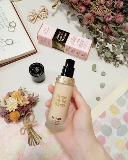 ボーン ディス ウェイ アンディテクタブル 24H マット ファンデーション/Too Faced/リキッドファンデーションを使ったクチコミ(1枚目)