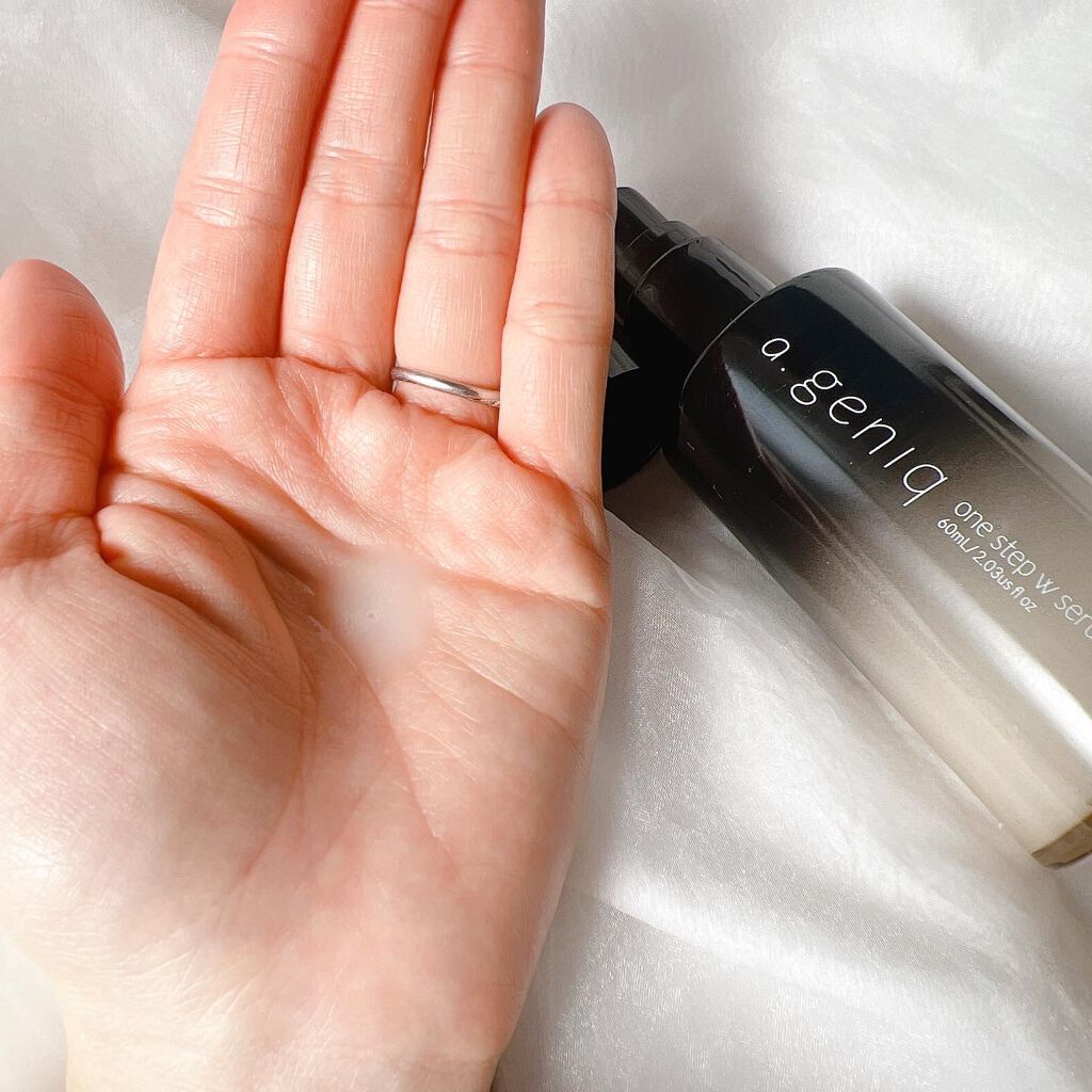 ワンステップWセラム/a.geniq/美容液を使ったクチコミ（2枚目）