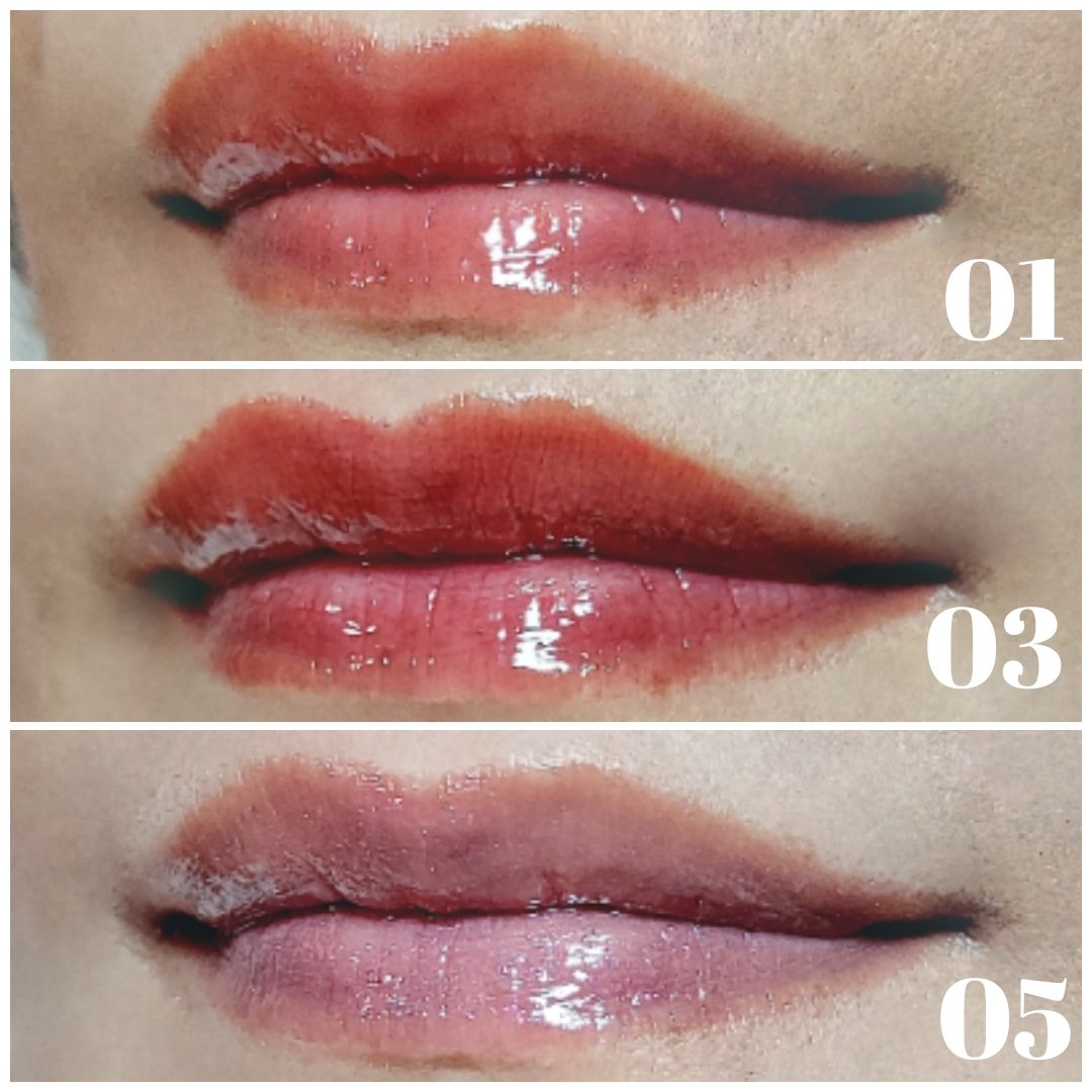 ベアグローペプチドメルティングバーム/PINATE/口紅を使ったクチコミ（2枚目）