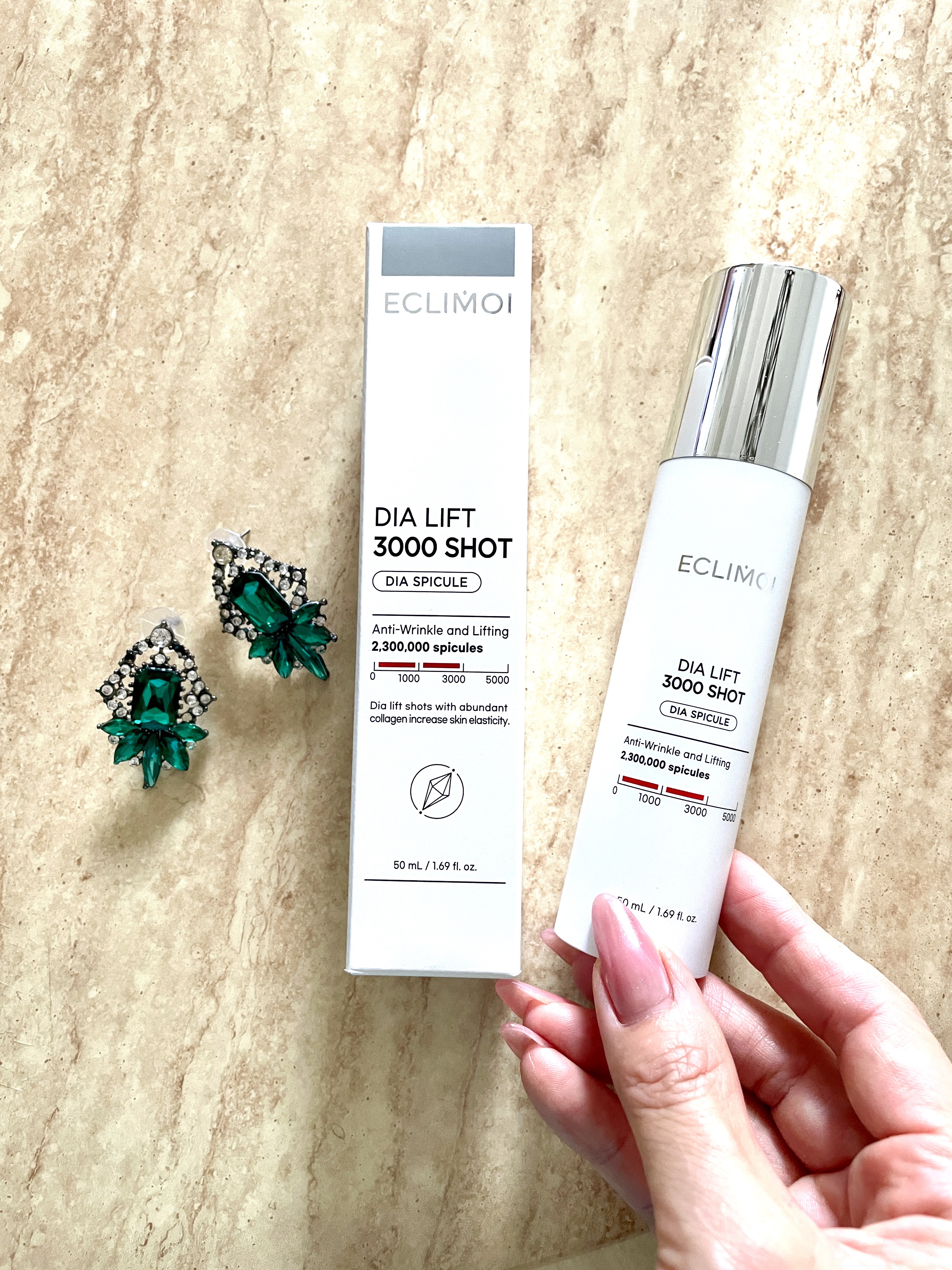 ダイヤリフト3000ショット/ECLIMOI/フェイスクリームを使ったクチコミ（3枚目）