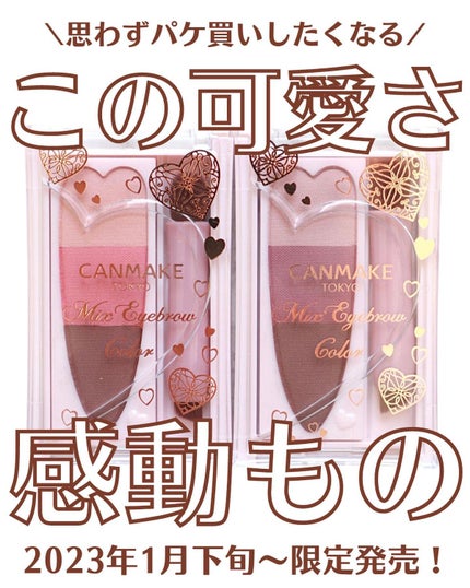 ミックスアイブロウカラー/キャンメイク/パウダーアイブロウを使ったクチコミ(1枚目)