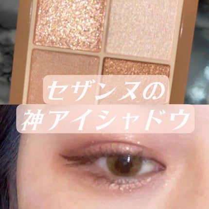 ベージュトーンアイシャドウ/CEZANNE/アイシャドウパレットを使ったクチコミ(1枚目)