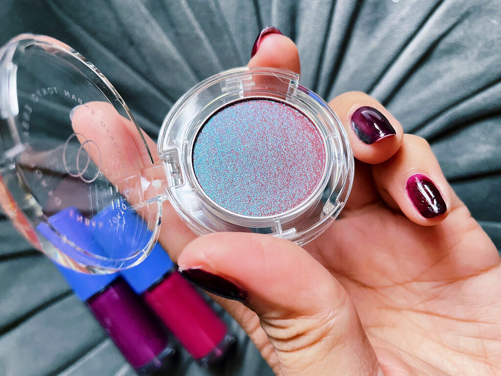 マルチグリッターカラー/ENBAN TOKYO/単色アイシャドウを使ったクチコミ（3枚目）