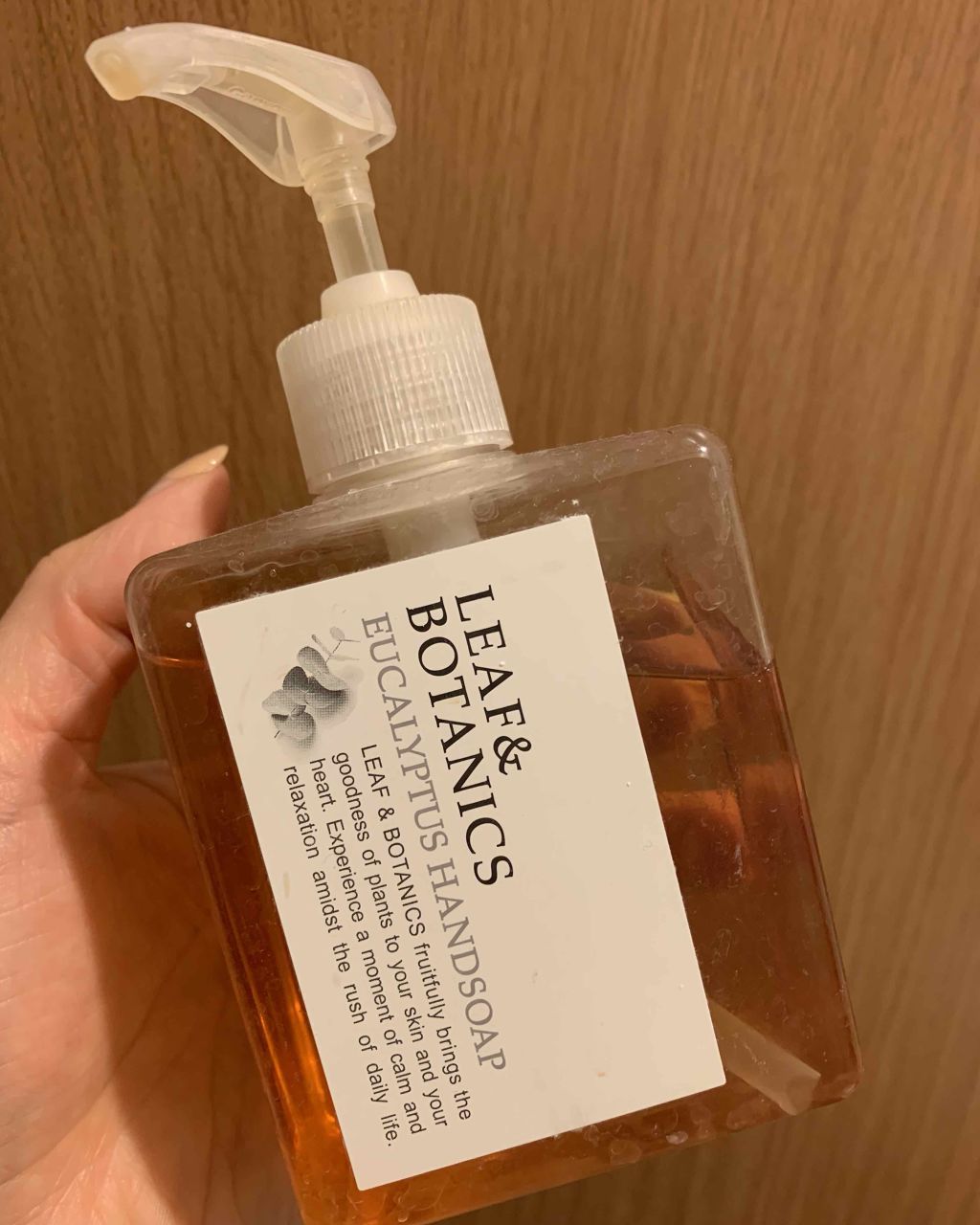 ハンドソープ ユーカリ/LEAF＆BOTANICS /ハンドソープを使ったクチコミ（1枚目）