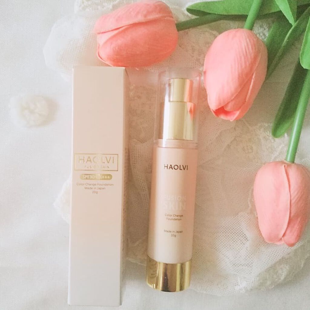ハオルビ カラーチェンジファンデーション/RITA COSME/リキッドファンデーションを使ったクチコミ(7枚目)