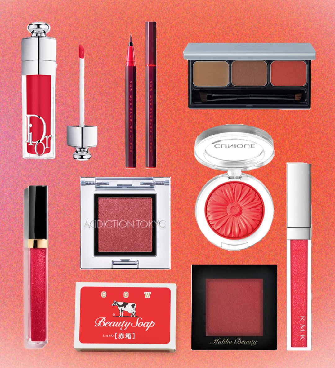 シングルアイシャドウ MBRD-01 アップルレッド/マリブビューティー/単色アイシャドウを使ったクチコミ（2枚目）