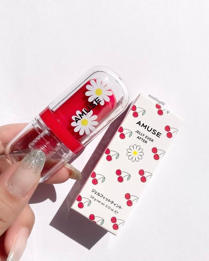 ジェルフィットティント/AMUSE/リップティントを使ったクチコミ(7枚目)