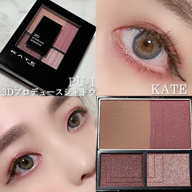 3Dプロデュースシャドウ PU-1 ムーディーエクステンション/KATE/アイシャドウパレットを使ったクチコミ（1枚目）