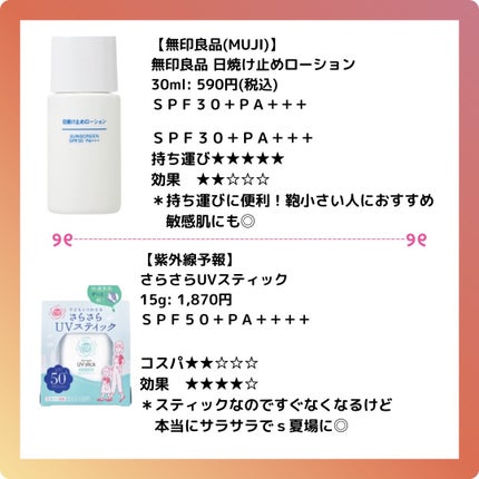 日焼け止めローション SPF30 PA+++/無印良品/日焼け止めローションを使ったクチコミ(4枚目)