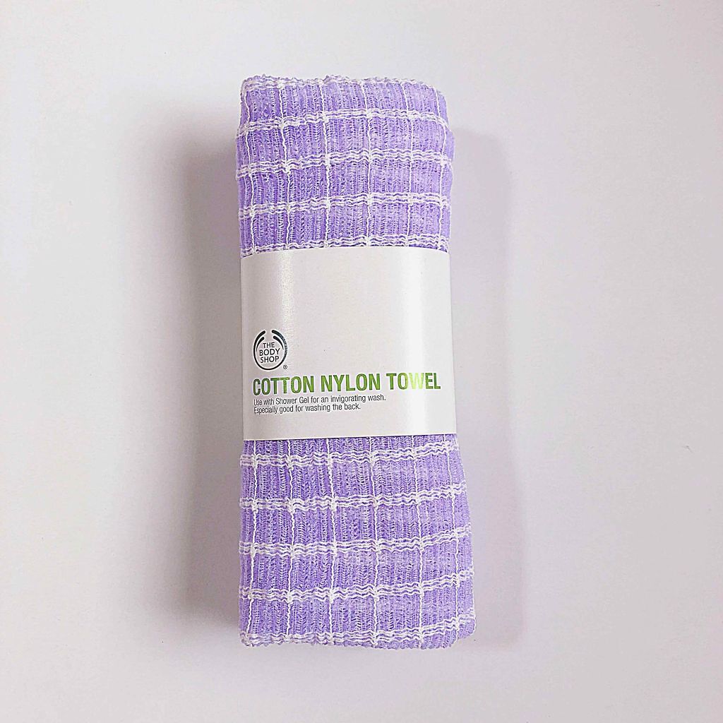 コットンナイロンタオル/THE BODY SHOP/バスグッズを使ったクチコミ(1枚目)